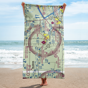 Livingston County Spencer J. Hardy Airport (OZW) VFR Sectional Towel