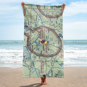 Livingston Municipal Airport (8A3) VFR Sectional Towel