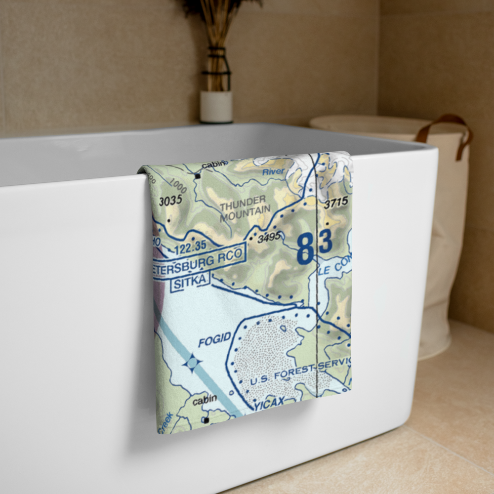 Lloyd R. Roundtree Seaplane Facility Seaplane Base (63A) VFR Sectional Towel 