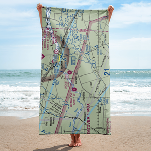 Lockett Airport (29TX) VFR Sectional Towel