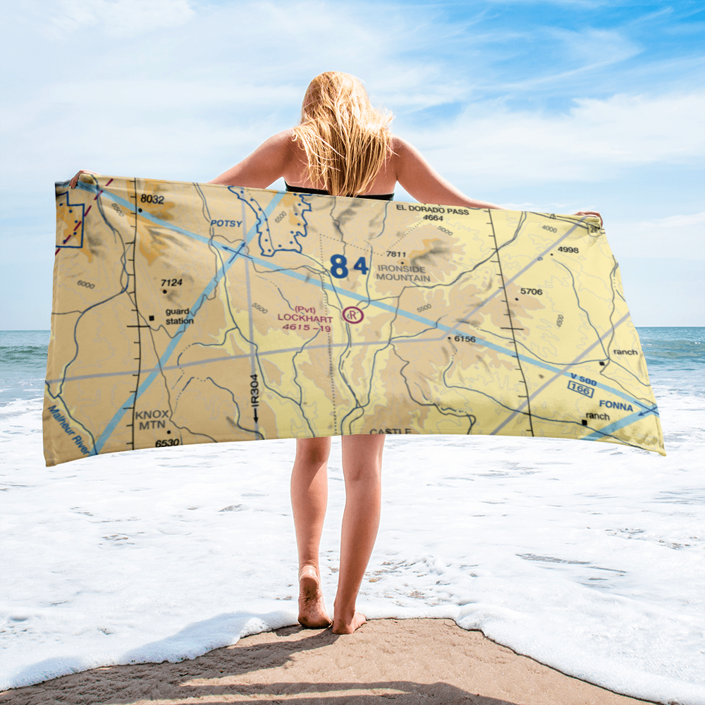 Lockhart Airport (2OR6) VFR Sectional Towel 