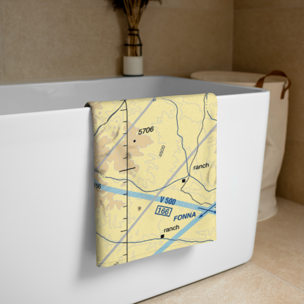 Lockhart Airport (2OR6) VFR Sectional Towel 