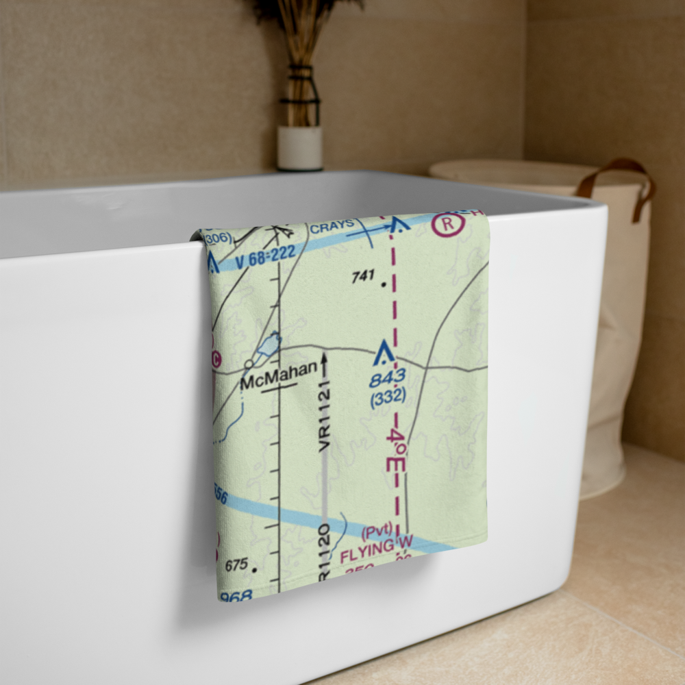 Lockhart Municipal Airport (50R) VFR Sectional Towel 