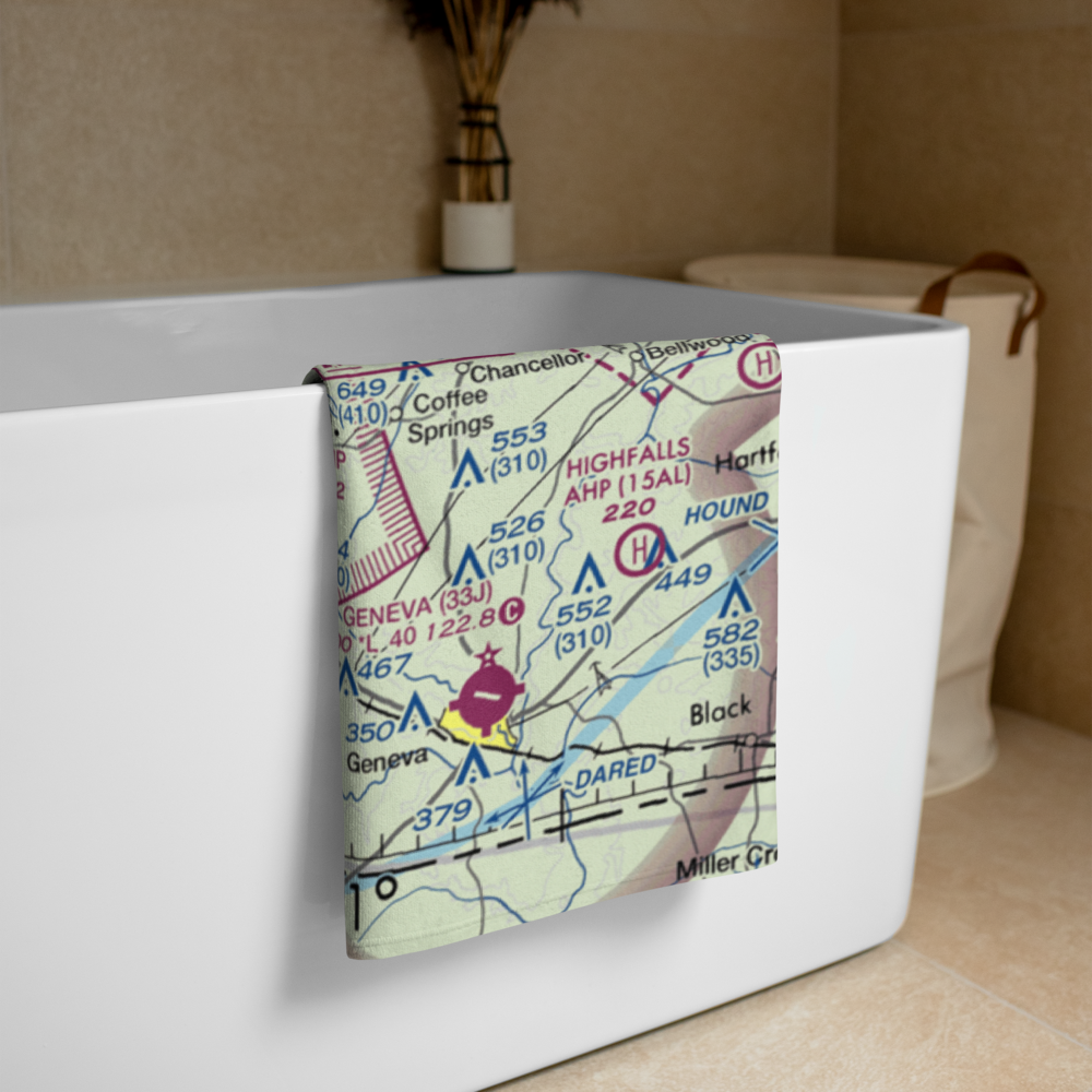 Logan Field (1A4) VFR Sectional Towel 