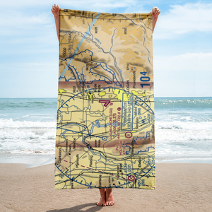 Logan-Cache Airport (LGU) VFR Sectional Towel