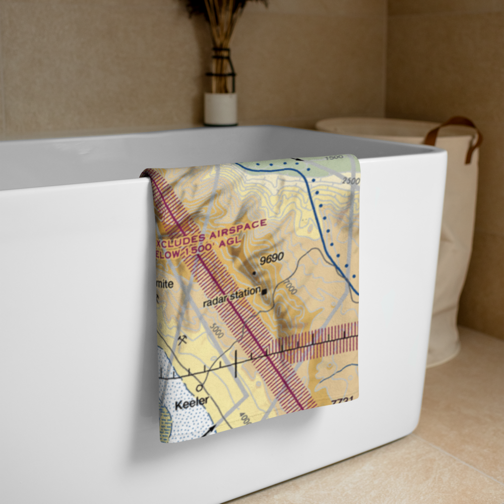 Lone Pine/Death Valley Airport (O26) VFR Sectional Towel 