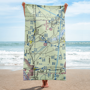 Lone Star Steel Company Airport (4TE0) VFR Sectional Towel