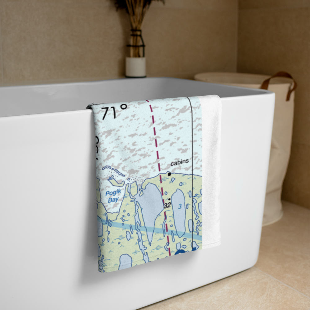 Lonely Air Station (AK71) VFR Sectional Towel 