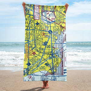 Long Beach /Daugherty Field/ Airport (LGB) VFR Sectional Towel