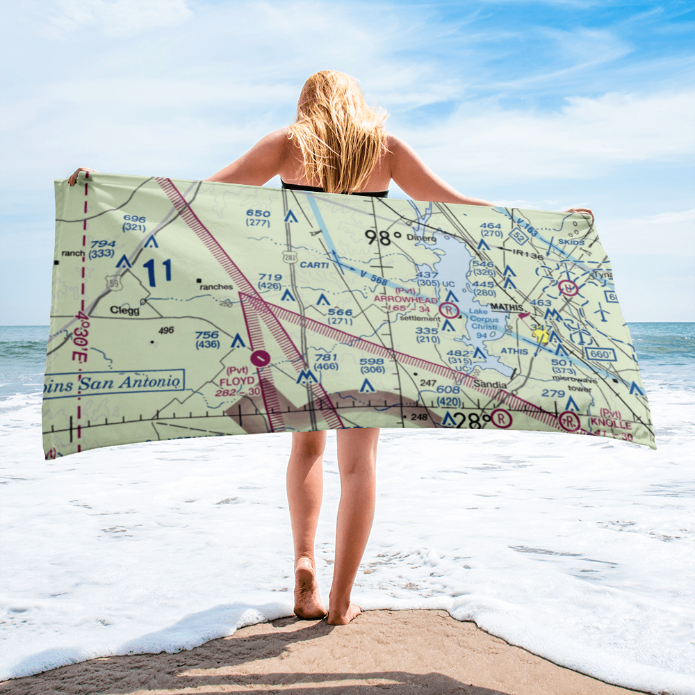 Los Ebanos Ranch Airport (6TA9) VFR Sectional Towel 