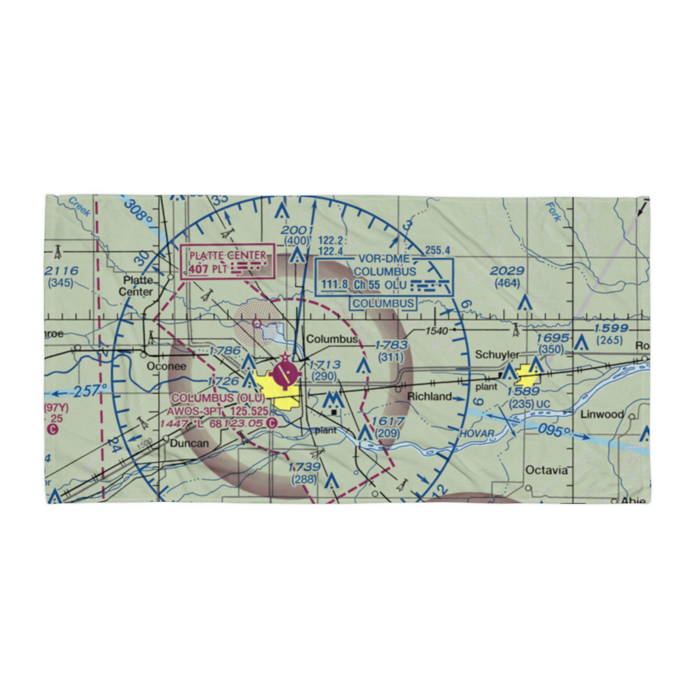 Loseke Airstrip (NE37) VFR Sectional Towel 