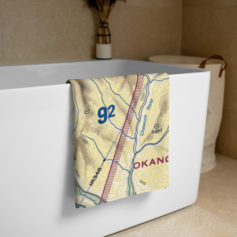 Lost River Airport (W12) VFR Sectional Towel 