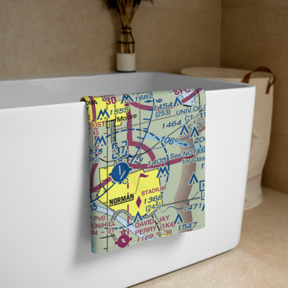 Low Pass Airport (4OK4) VFR Sectional Towel 