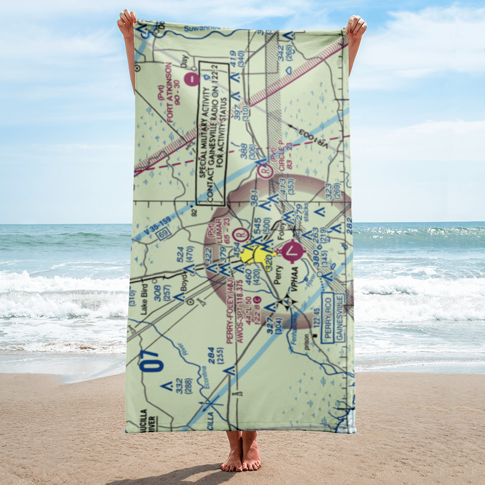 Lumar Field (FA29) VFR Sectional Towel 