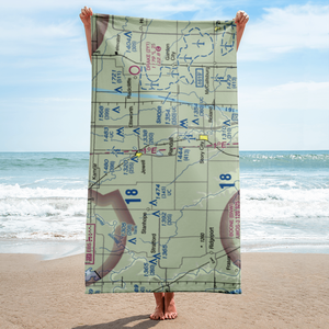 Lund Airport (93IA) VFR Sectional Towel