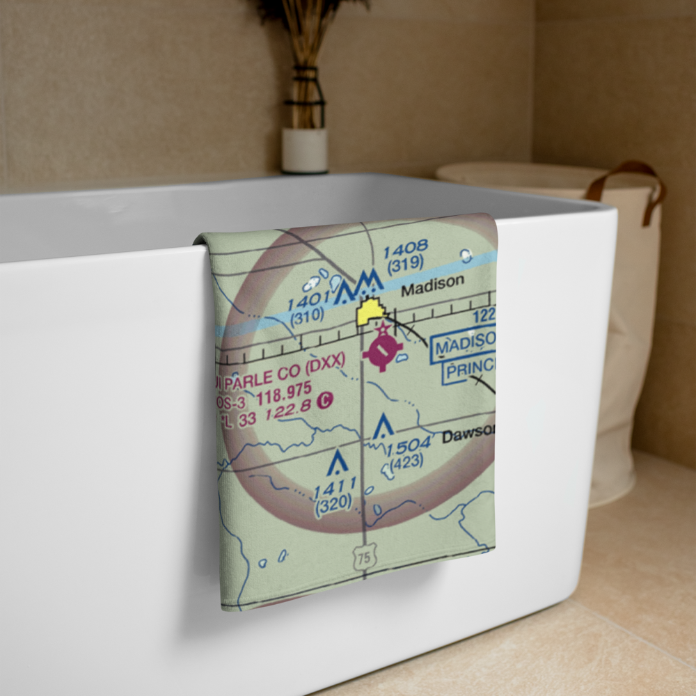 Lundin Airport (SD94) VFR Sectional Towel 