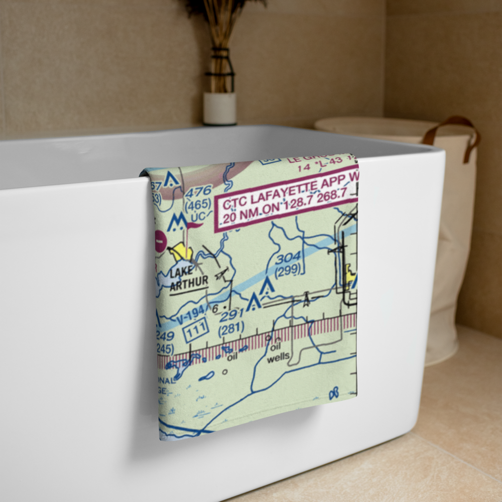 Lyon Airport (LS14) VFR Sectional Towel 