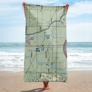 M Heart Ranch Airport (73ND) VFR Sectional Towel