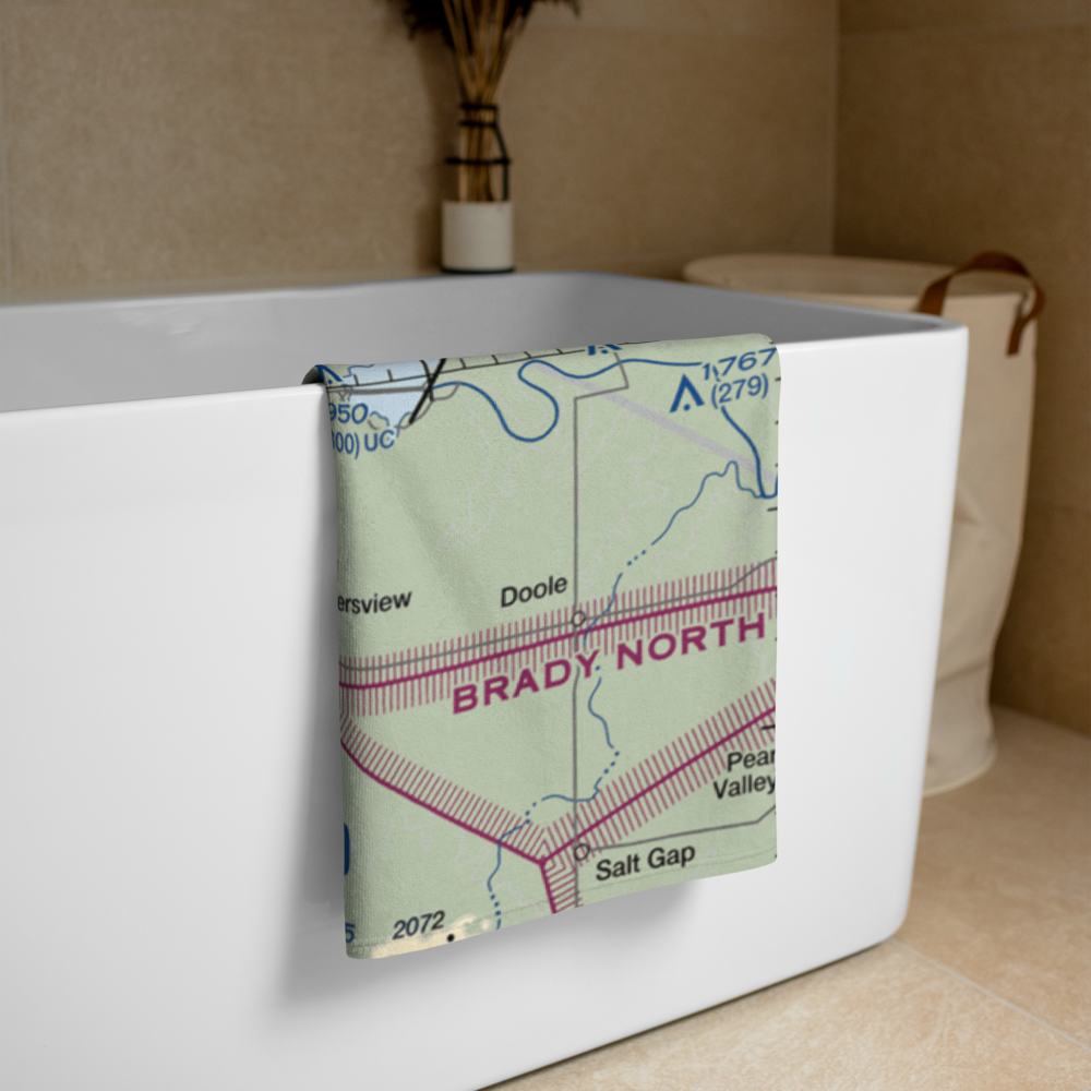 M Sansom Ranch Airport (06TS) VFR Sectional Towel 