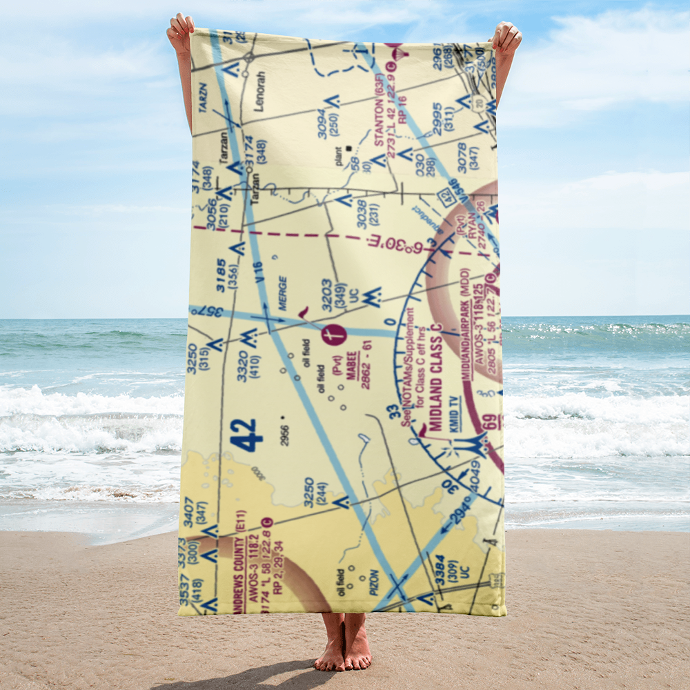 Mabee Ranch Airport (7TX5) VFR Sectional Towel 