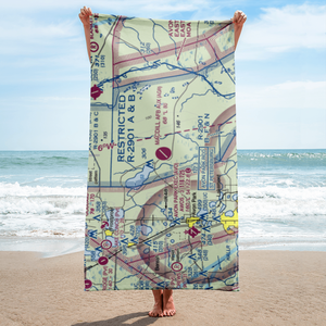 MacDill Air Force Base Auxiliary Field (AGR) VFR Sectional Towel