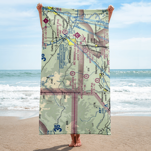 Mach-O Acres Airport (98OR) VFR Sectional Towel