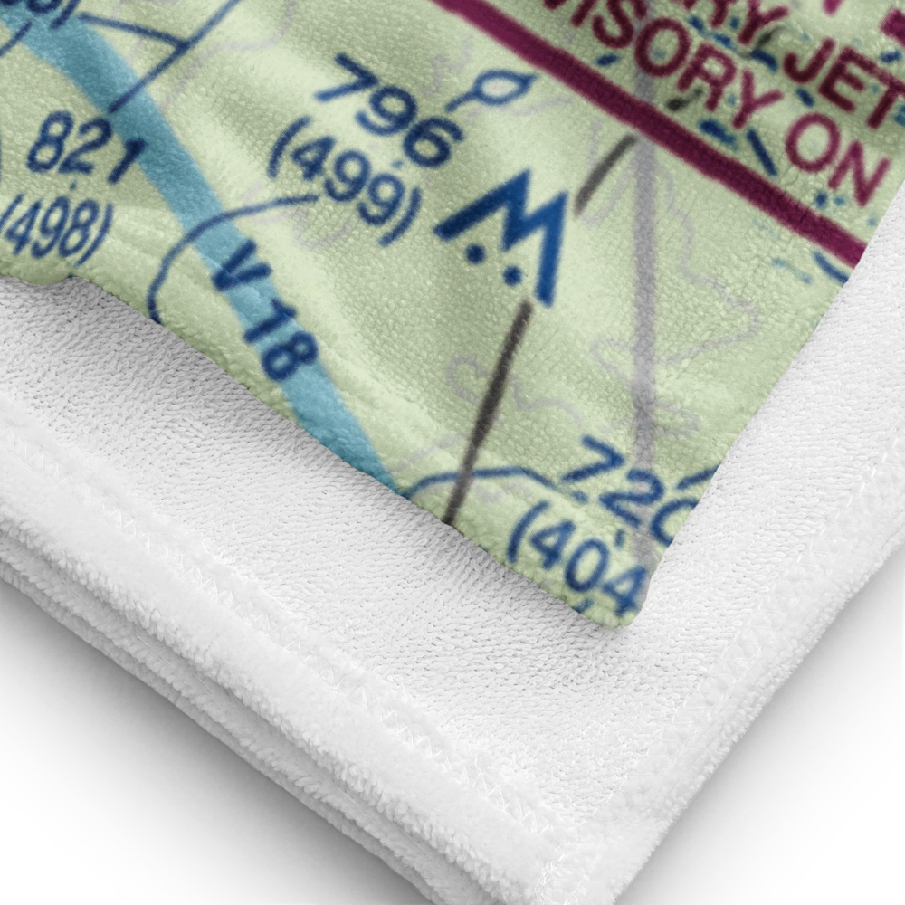 Mack's Patch-Derrick Field (92SC) VFR Sectional Towel 