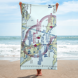 Mackinac Island Airport (MCD) VFR Sectional Towel