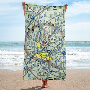 Macon Downtown Airport (MAC) VFR Sectional Towel