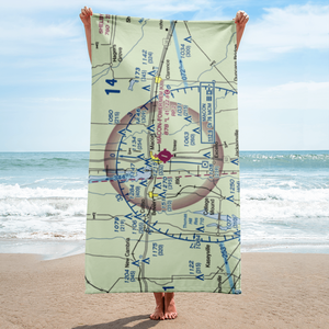 Macon Fower Memorial Airport (K89) VFR Sectional Towel