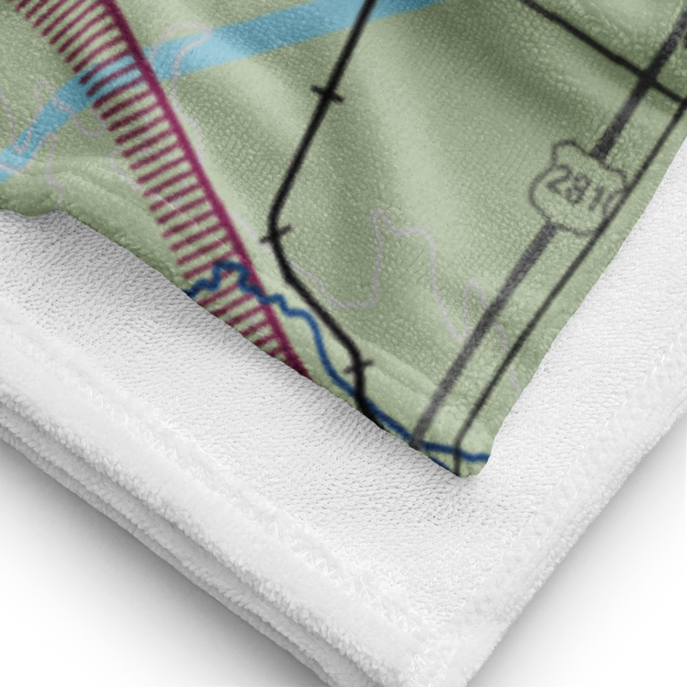 Maddock Municipal Airport (6D3) VFR Sectional Towel 