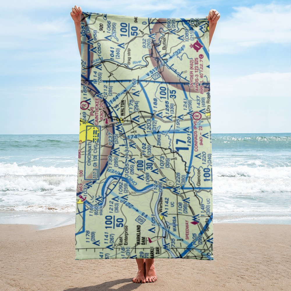 Madi's Meadows Airport (20KY) VFR Sectional Towel 