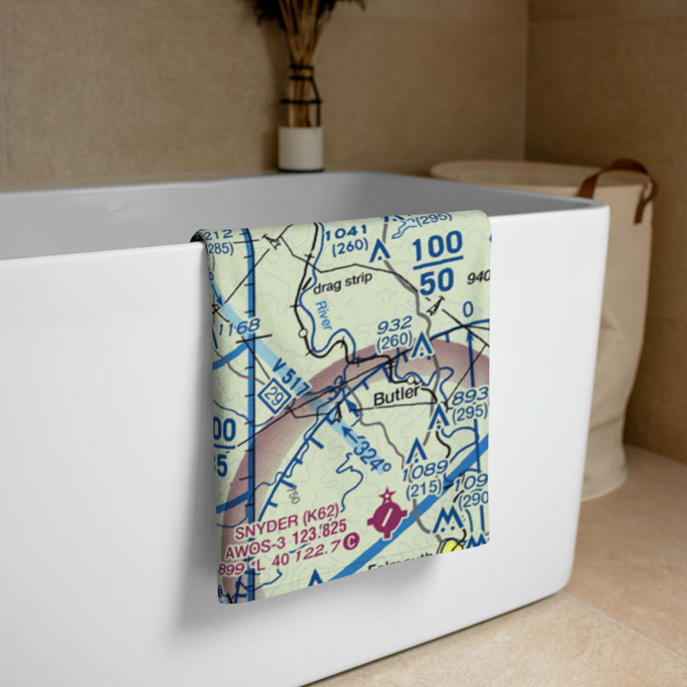 Madi's Meadows Airport (20KY) VFR Sectional Towel 