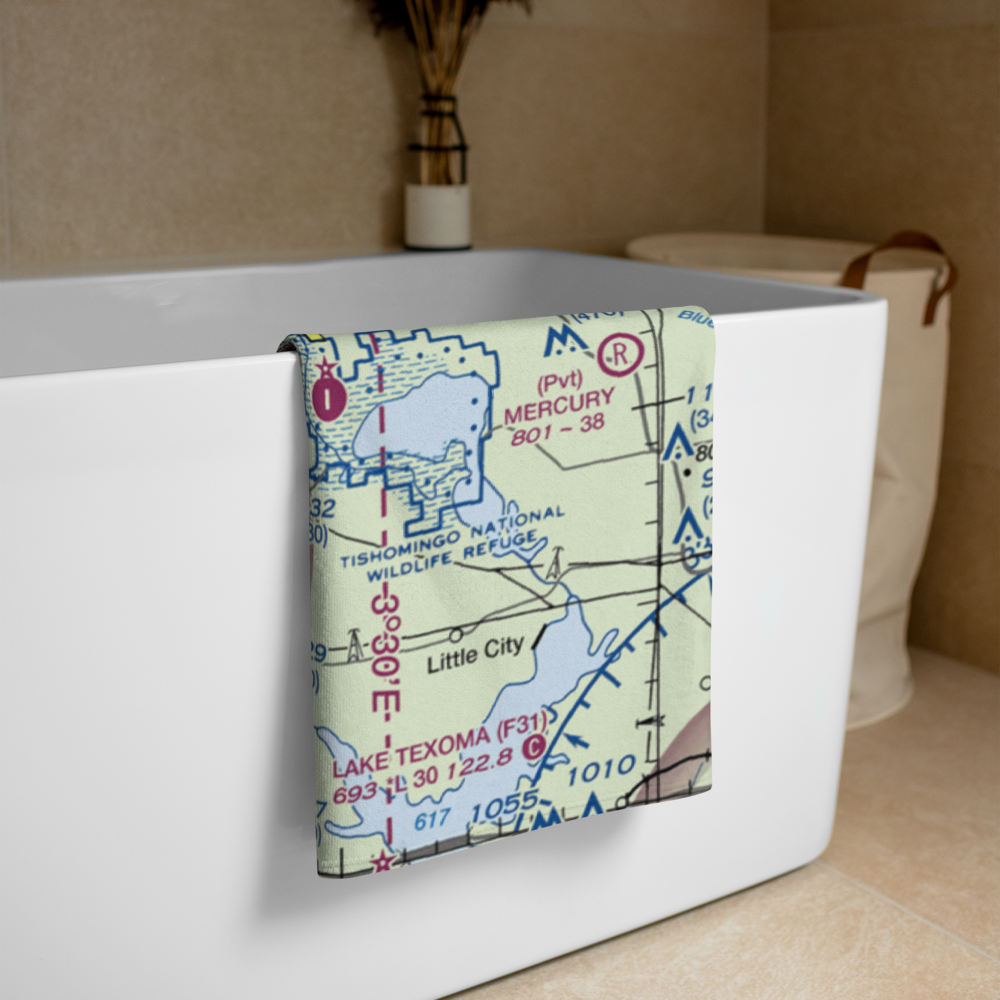 Madill Municipal Airport (1F4) VFR Sectional Towel 