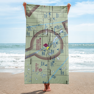 Madison Municipal Airport (MDS) VFR Sectional Towel