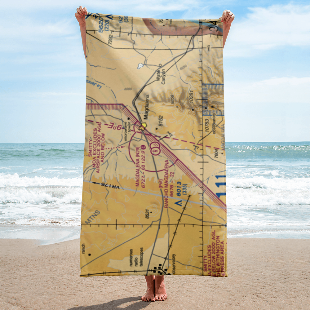Magdalena Airport (N29) VFR Sectional Towel 