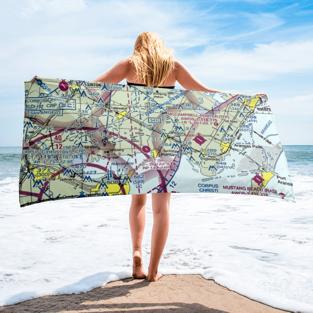 Magee Airport (TE87) VFR Sectional Towel 