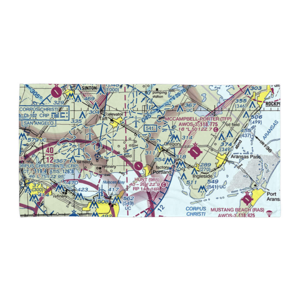 Magee Airport (TE87) VFR Sectional Towel 