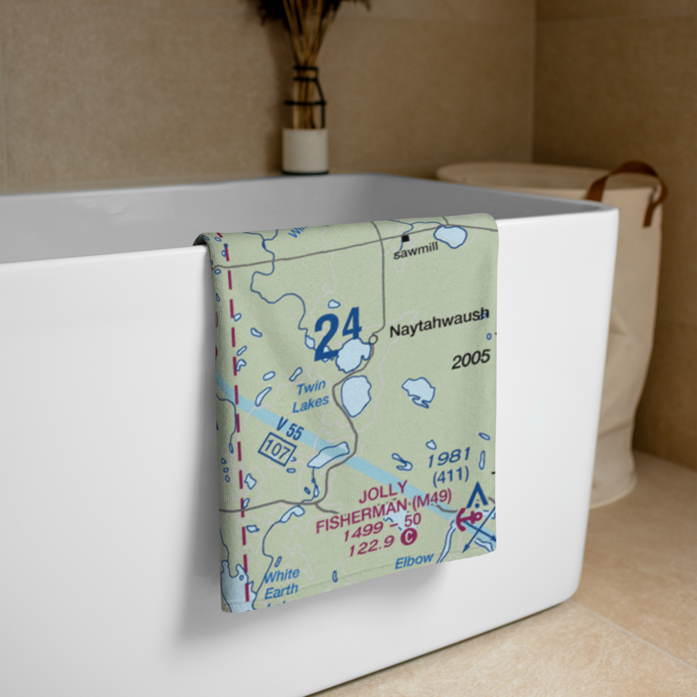 Mahnomen County Airport (3N8) VFR Sectional Towel 