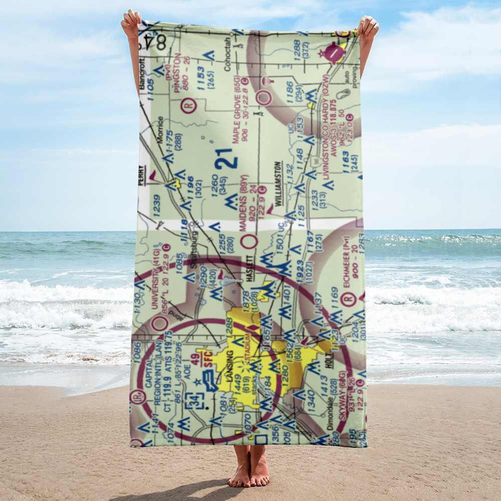 Maidens Airport (89Y) VFR Sectional Towel 