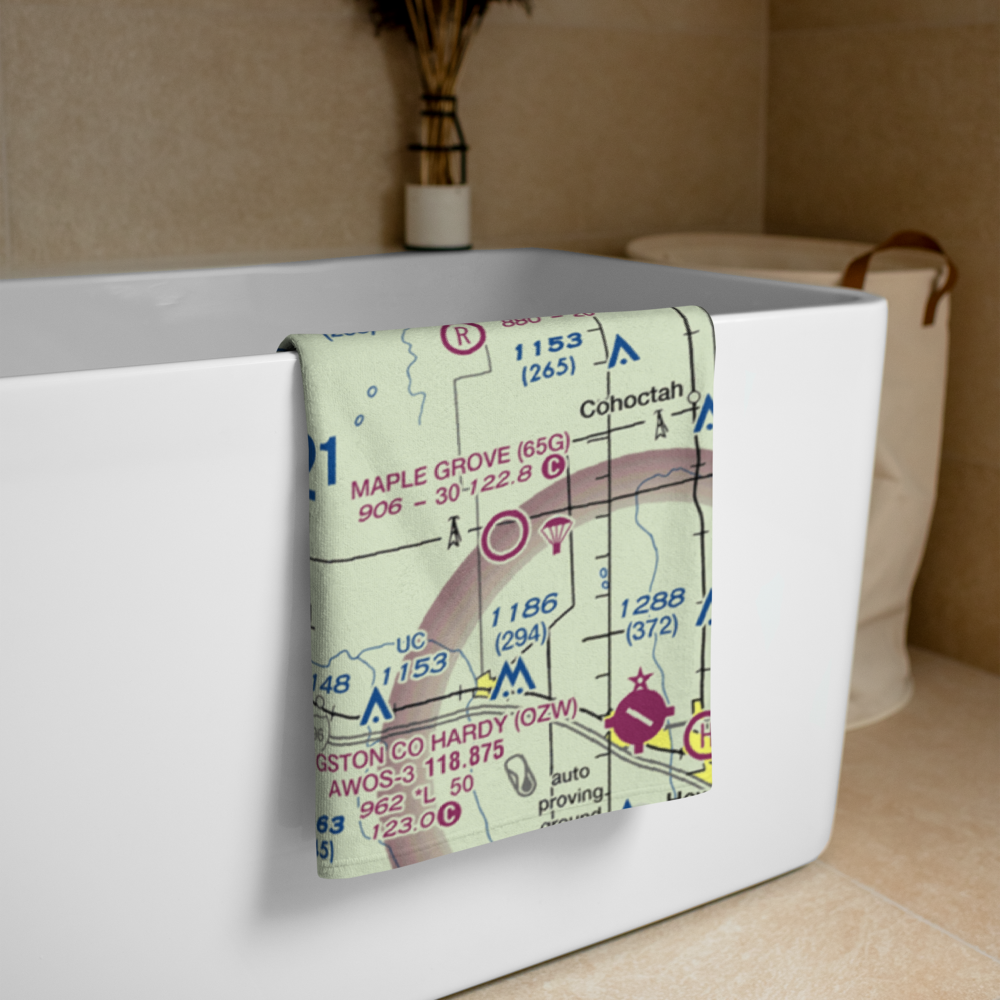 Maidens Airport (89Y) VFR Sectional Towel 