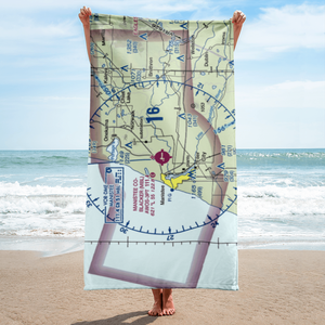 Manistee Co Blacker Airport (MBL) VFR Sectional Towel