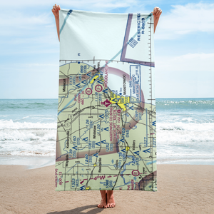 Manitowoc County Airport (MTW) VFR Sectional Towel