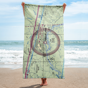 Manley Hot Springs Airport (MLY) VFR Sectional Towel