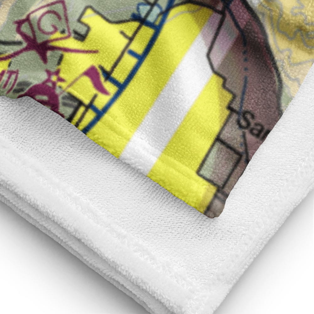 March ARB Airport (RIV) VFR Sectional Towel 