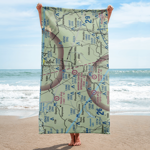 Marion Center Speedway Airport (PN57) VFR Sectional Towel