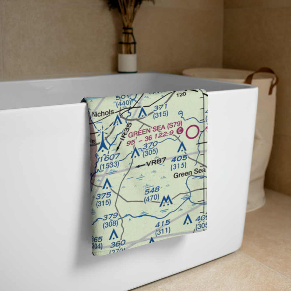 Marion County Airport (MAO) VFR Sectional Towel 