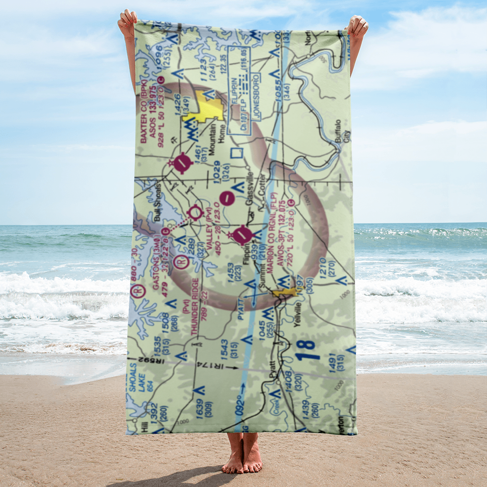 Marion County Regional Airport (FLP) VFR Sectional Towel 