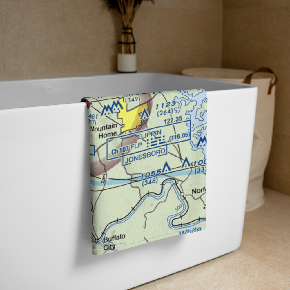 Marion County Regional Airport (FLP) VFR Sectional Towel 