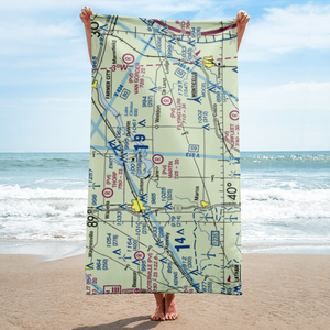 Martin RLA Restricted Landing Area (IL82) VFR Sectional Towel